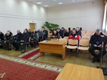 12 февраля 2019 года в актовом зале районной Администрации состоялось общее собрание рыбаков-любителей Хиславичского района - фото - 4