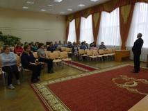 глава района П.П. Шахнов выступил перед коллективом Администрации района - фото - 3
