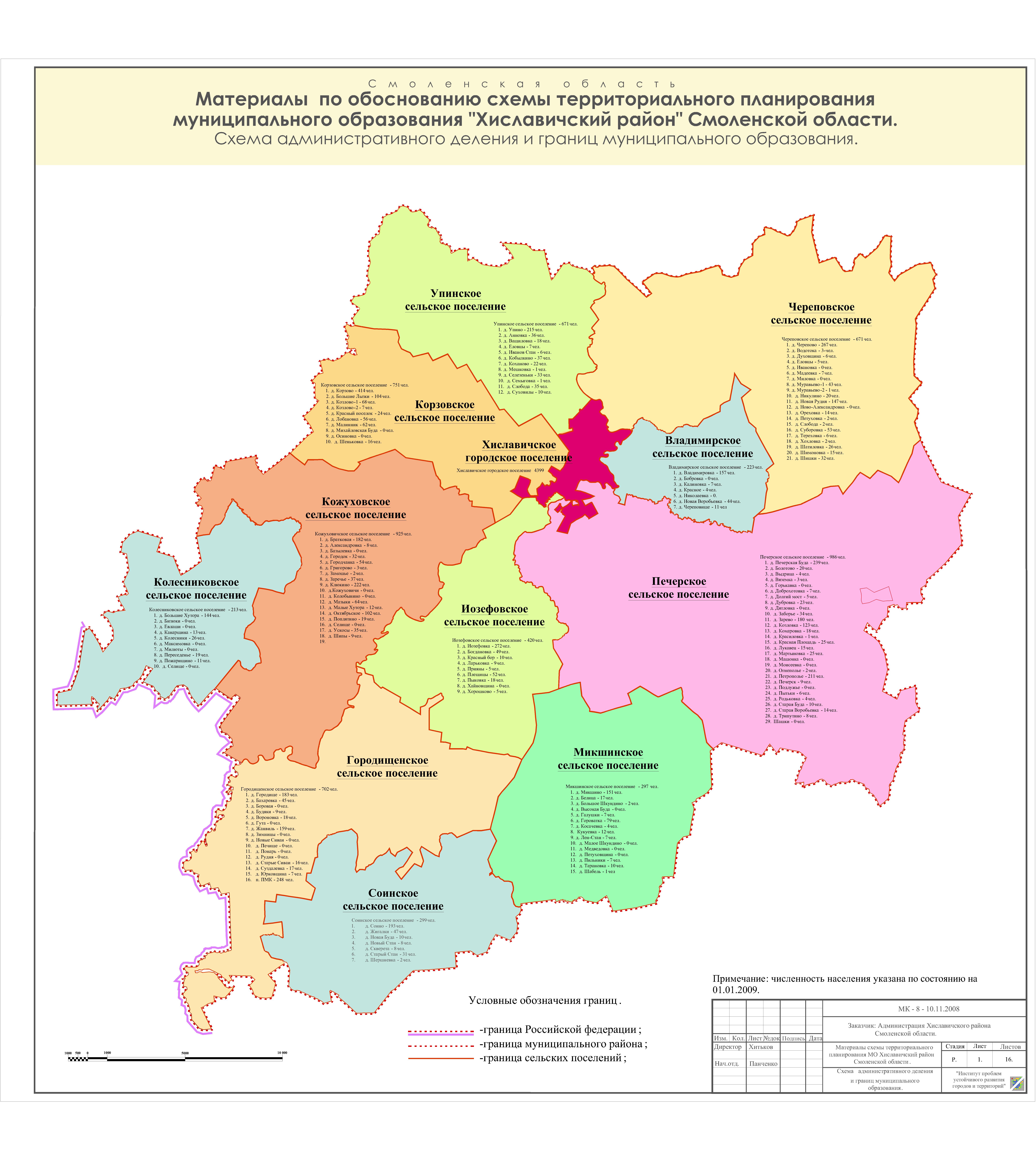 Территориальные границы муниципальных образований