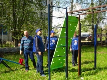 благодаря ВПП «ЕДИНАЯ РОССИЯ» в д. Корзово появилась новая детская площадка - фото - 20
