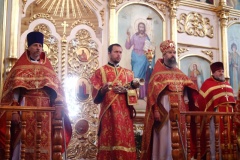 15 мая 2016 года митрополит Смоленский и Рославльский Исидор с архипастырским визитом посетил п. Хиславичи - фото - 27
