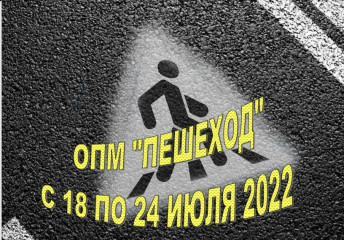 на территории Смоленской области с 18 по 24 июля 2022 года пройдет оперативно – профилактическое мероприятие «Пешеход» - фото - 1