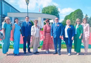 делегации Хиславичского района приняли участие в праздничных мероприятиях, посвящённых Дню Независимости Республики Беларусь - фото - 4