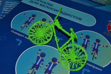сотрудники Госавтоинспекции МО МВД России «Починковский» провели мастер-класс по изготовлению макета велосипеда - фото - 5