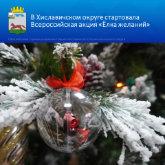 в Хиславичском муниципальном округе стартовала Всероссийская акция «Ёлка желаний» - фото - 6