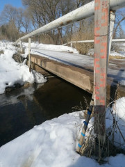 информация об уровне воды на временном водомерном посту на р. Лыза возле д. Александровка - фото - 2