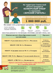 прием заявок и документов на участие в программе «Земский учитель» - фото - 1